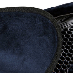 Schokdemper SP WFS suède schapenvacht Acavallo Blauw / blauw