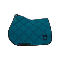 Tapis de selle obstacle en tissu technique respirant édition limitée GP Equestro Pétrol / noir Bleu Tapis de selle obstacle en tissu technique respirant édition limitée GP Equestro Pétrol / noir Bleu