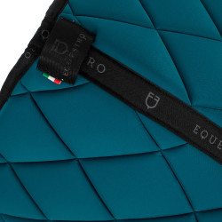Tapis de selle obstacle en tissu technique respirant édition limitée GP Equestro Pétrol / noir Bleu Tapis de selle obstacle en tissu technique respirant édition limitée GP Equestro Pétrol / noir Bleu