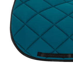 Tapis de selle obstacle en tissu technique respirant édition limitée GP Equestro Pétrol / noir Bleu Tapis de selle obstacle en tissu technique respirant édition limitée GP Equestro Pétrol / noir Bleu