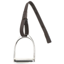 Etrivières Wintec synthétiques à crochet Marron