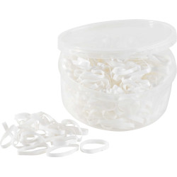 Élastiques silicone Hippo-Tonic Blanc Élastiques silicone Hippo-Tonic Blanc