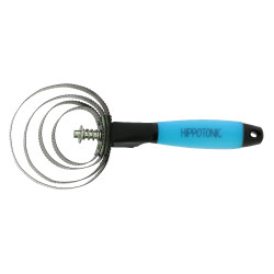 Étrille métallique ronde Hippo-Tonic Gel Bleu néon Étrille métallique ronde Hippo-Tonic Gel Bleu néon