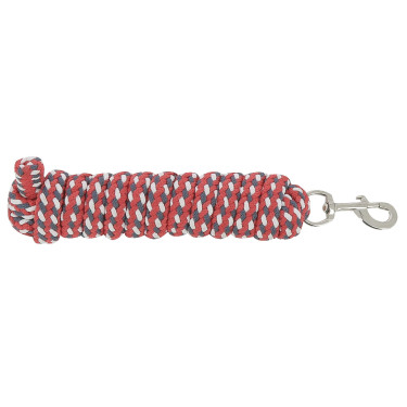 Lange tricolore strop Marine / rood / wit Blauw