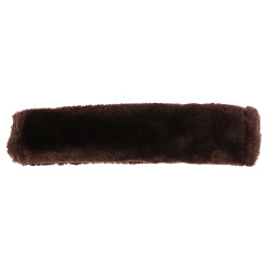 Fourreau de muserolle Equithème Teddy Marron