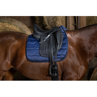 Zadeldek Equithème Satin Marineblauw Zadeldek Equithème Satin Marineblauw