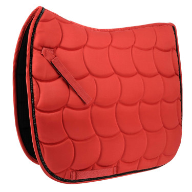 Tapis de selle Equithème Satin Rouge