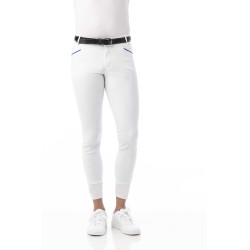 Pantalon Equitheme Lars homme Blanc Pantalon Equitheme Lars homme Blanc