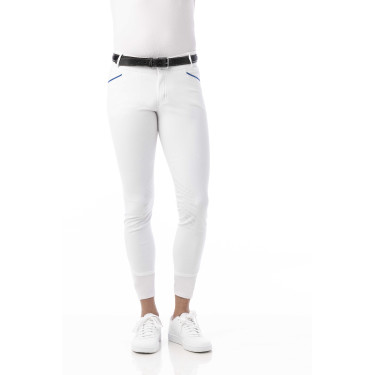 Pantalon Equitheme Lars homme Blanc Pantalon Equitheme Lars homme Blanc
