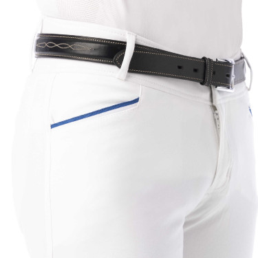 Pantalon Equitheme Lars homme Blanc Pantalon Equitheme Lars homme Blanc