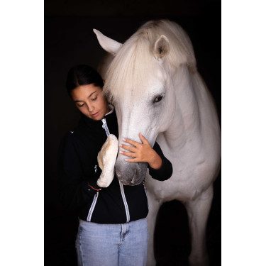 Gant de pansage Pénélope Noir Gant de pansage Pénélope Noir