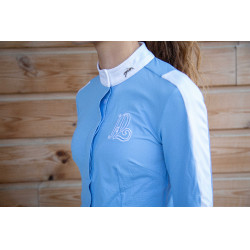 Chemise de concours Pénélope Showshirt Bleu artic Chemise de concours Pénélope Showshirt Bleu artic