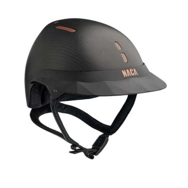 Casque d'équitation NACA Gravity S carbone Carbone noir mat / rose gold Casque d'équitation NACA Gravity S carbone Carbone noir mat / rose gold
