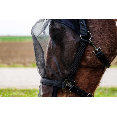 Licol + masque anti UV Equithème Noir Licol + masque anti UV Equithème Noir