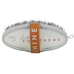 Brosse douce Equithème Je t'aime Gris Brosse douce Equithème Je t'aime Gris