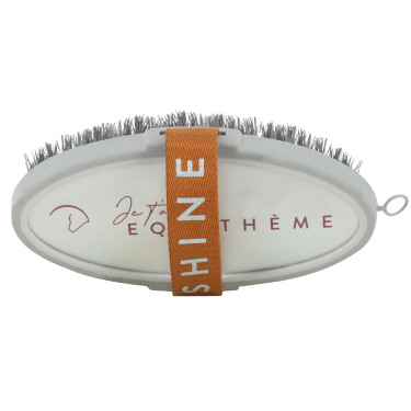 Brosse douce Equithème Je t'aime Gris Brosse douce Equithème Je t'aime Gris