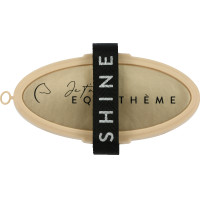 Zachte borstel Equithème Ik hou van je Amandel Bruin Zachte borstel Equithème Ik hou van je Amandel Bruin