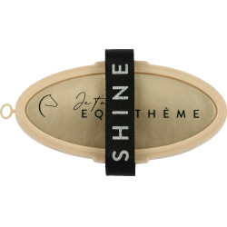 Zachte borstel Equithème Ik hou van je Amandel Bruin Zachte borstel Equithème Ik hou van je Amandel Bruin