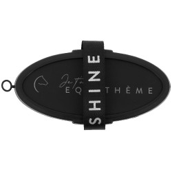 Brosse douce Equithème Je t'aime Noir
