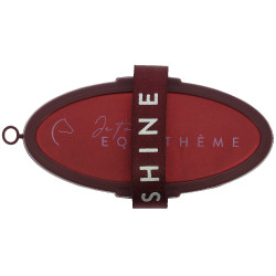 Brosse douce Equithème Je t'aime Bordeaux