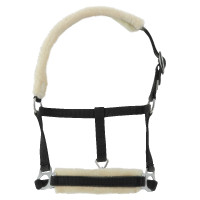 Licol foal Riding World mouton synthétique Noir