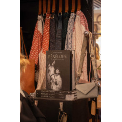 Porte foulard Pénélope Cognac Marron Porte foulard Pénélope Cognac Marron