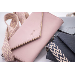 Pochette Pénélope New Phone pocket Rose poudré Pochette Pénélope New Phone pocket Rose poudré