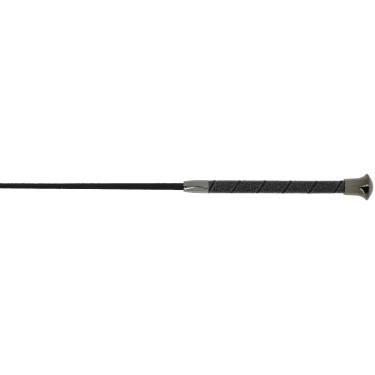 Dressuurzweep Whip & Go Strassy Zwart