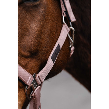 Nylon Halster Spring Equithème Lichtroze