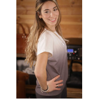 T-shirt Poppy Strass Pénélope Gris tie & dye T-shirt Poppy Strass Pénélope Gris tie & dye