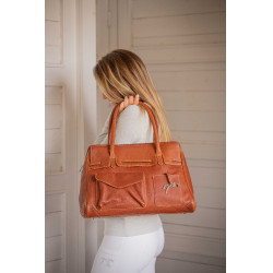 Sac à main Pénélope Maëlys Grand modèle Cognac Marron