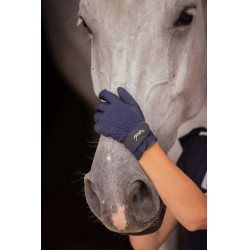 Gants Eden by Pénélope Hiver Marine Bleu marine