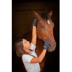 Handschoenen Eden by Pénélope Prisma Strass Marine Marineblauw