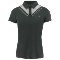 Damespolo Equithème Lady Zwart Damespolo Equithème Lady Zwart