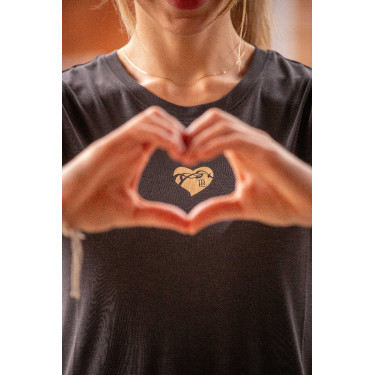 T-shirt Pénélope Lovely Anthracite Gris T-shirt Pénélope Lovely Anthracite Gris