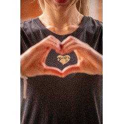 Camiseta PENELOPE - Lovely - Manga largas Antraciet Grijs Camiseta PENELOPE - Lovely - Manga largas Antraciet Grijs