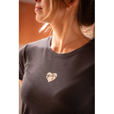 T-shirt Pénélope Lovely Anthracite Gris T-shirt Pénélope Lovely Anthracite Gris