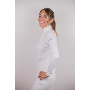 Polo PENELOPE - Toscane Wit Polo PENELOPE - Toscane Wit