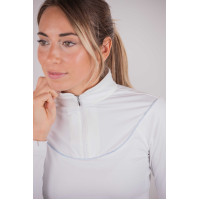 Polo de concours Pénélope Toscane Blanc