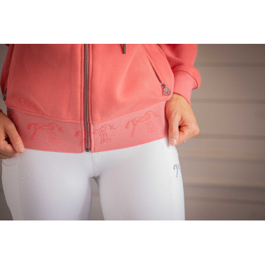 Sweat-shirt Pénélope Meiwenty Pêche Rose