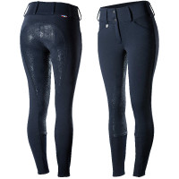 Thermobroek Grand Prix Horze met silicone zitvlak dames Zwart