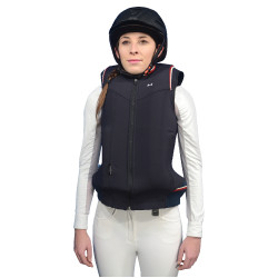 Blouson Helite Airshell Prestige pour airbag Zip'in Bleu nuit / rouge