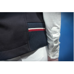 Blouson Helite Airshell Prestige pour airbag Zip'in Bleu nuit / rouge