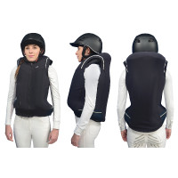 Helite Prestige bodywarmer voor airbag Zip'in Nachtblauw / rood Helite Prestige bodywarmer voor airbag Zip'in Nachtblauw / rood