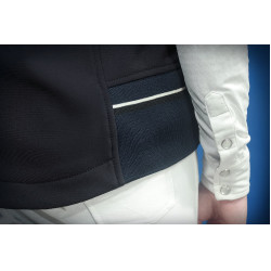 Blouson Helite Airshell Prestige pour airbag Zip'in Bleu nuit / noir