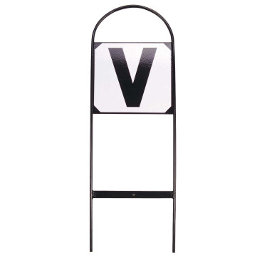 12 lettres de dressage Hippotonic sur cadre métallique