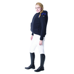 Blouson Helite Airshell pour airbag Zip'in Noir / bleu Blouson Helite Airshell pour airbag Zip'in Noir / bleu