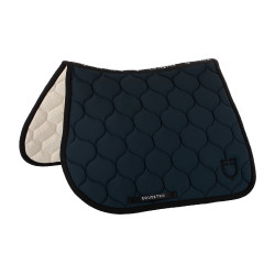 Gevoerde springmat van technisch textiel Equestro Marineblazer Marineblauw