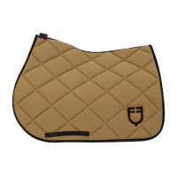 Tapis de selle obstacle en tissu technique respirant édition limitée GP Equestro Bleu ciel / noir