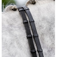 Rênes Horseware de saut avec butées Noir